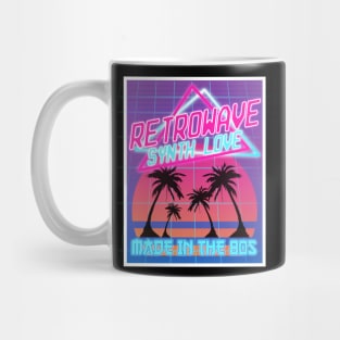 Vaporwave Aesthetic Style 80s Synthwave Retro Mug